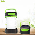 Solar Camping Lantern, Rechargeable, Foldable, Waterproof, 3 Mode LED Power Bank