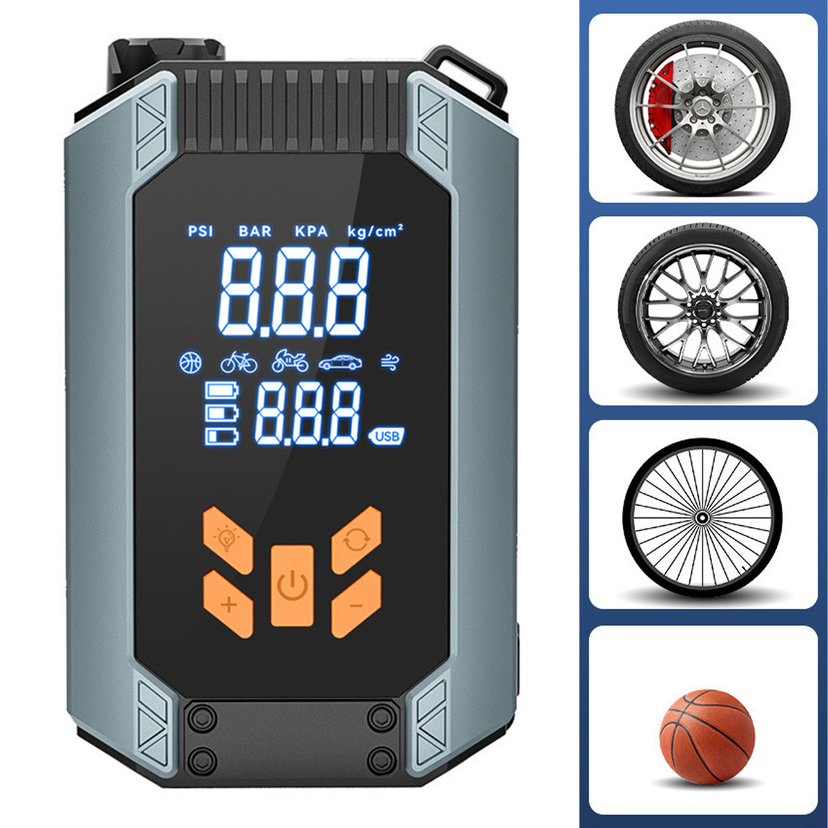 Cordless Tire Inflator 150PSI (6000mAh)